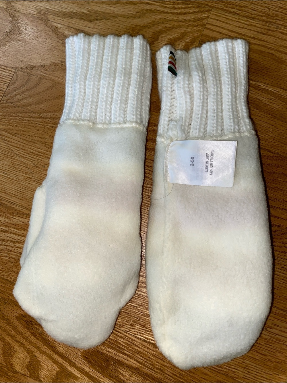 HBC Hudson’s Bay Company Striped Mittens 2-5X - Picture 5 of 6